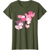 image:imageMy Melody and Kuromi Valentines Day Hearts Tee Shirt TShirtOlive Green