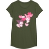 image:imageMy Melody and Kuromi Valentines Day Hearts Tee Shirt TShirtOlive Green