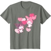 image:imageMy Melody and Kuromi Valentines Day Hearts Tee Shirt TShirtOlive Heather