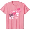 image:imageMy Melody and Kuromi Valentines Day Hearts Tee Shirt TShirtPink
