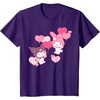 image:imageMy Melody and Kuromi Valentines Day Hearts Tee Shirt TShirtPurple