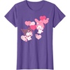 image:imageMy Melody and Kuromi Valentines Day Hearts Tee Shirt TShirtPurple Heather
