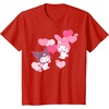 image:imageMy Melody and Kuromi Valentines Day Hearts Tee Shirt TShirtRed