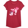 image:imageMy Melody and Kuromi Valentines Day Hearts Tee Shirt TShirtRed Heather