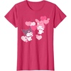 image:imageMy Melody and Kuromi Valentines Day Hearts Tee Shirt TShirtRed Heather