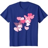 image:imageMy Melody and Kuromi Valentines Day Hearts Tee Shirt TShirtRoyal Blue