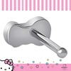 image:imageNose Rings 20g Stainless Steel Kawaii Cute 316L Straight Bone Nose Stud Officially Licensed SanrioHello Kitty Pink Bow