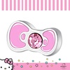 image:imageNose Rings 20g Stainless Steel Kawaii Cute 316L Straight Bone Nose Stud Officially Licensed SanrioHello Kitty Pink Bow