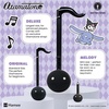 image:imageOtamatone Classic Hello Kitty  Officially Licensed Sanrio Electronic Musical Instrument Portable Synthesizer Toy from Japan by Maywa Denki Fun Gift for Kids Teens AdultsKuromi