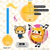 image:imageOtamatone Special Edition Sanrio Aggretsuko  Rage  Fun Electronic Musical Toy Synthesizer Instrument by Maywa Denki Official Licensed Includes Song Sheet and English InstructionsAggretsuko Happy