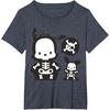 image:imagePochacco Skeleton Halloween Tee Shirt TShirtHeather Blue