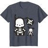 image:imagePochacco Skeleton Halloween Tee Shirt TShirtHeather Blue