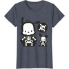 image:imagePochacco Skeleton Halloween Tee Shirt TShirtHeather Blue