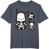 image:imagePochacco Skeleton Halloween Tee Shirt TShirtHeather Blue