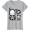 image:imagePochacco Skeleton Halloween Tee Shirt TShirtHeather Grey