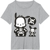 image:imagePochacco Skeleton Halloween Tee Shirt TShirtHeather Grey