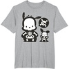 image:imagePochacco Skeleton Halloween Tee Shirt TShirtHeather Grey