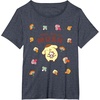 image:imagePompompurin I Love You So Mush Fall Mushroom TShirtHeather Blue