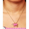 image:imageSALLY ROSE Hello Kitty Charm Necklace for Women Official License 163 Gold Plated Fashion Necklace with 4 Hello Kitty Charms