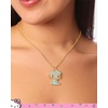 image:imageSALLY ROSE Hello Kitty Enamel and Pave Crystal Pendant Necklace Official License Gold or Silver Tone 163 Hello Kitty Necklace Sanrio GiftsGreen