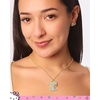 image:imageSALLY ROSE Hello Kitty Enamel and Pave Crystal Pendant Necklace Official License Gold or Silver Tone 163 Hello Kitty Necklace Sanrio GiftsGreen