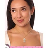 image:imageSALLY ROSE Hello Kitty Enamel and Pave Crystal Pendant Necklace Official License Gold or Silver Tone 163 Hello Kitty Necklace Sanrio GiftsPink