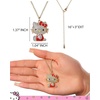 image:imageSALLY ROSE Hello Kitty Enamel and Pave Crystal Pendant Necklace Official License Gold or Silver Tone 163 Hello Kitty Necklace Sanrio GiftsRed