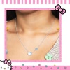 image:imageSALLY ROSE Sanrio Hello Kitty Birthstone Necklace 18  Silver Plated Hello Kitty Necklace with Birthstone Officially LicensedDecember  Topaz Blue