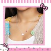 image:imageSALLY ROSE Sanrio Hello Kitty Birthstone Necklace 18  Silver Plated Hello Kitty Necklace with Birthstone Officially LicensedJanuary  Garnet Red