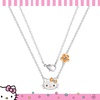 image:imageSALLY ROSE Sanrio Hello Kitty Birthstone Necklace 18  Silver Plated Hello Kitty Necklace with Birthstone Officially LicensedNovember  Citrine Orange Brown