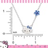 image:imageSALLY ROSE Sanrio Hello Kitty Birthstone Necklace 18  Silver Plated Hello Kitty Necklace with Birthstone Officially LicensedSeptember  Saphire Blue