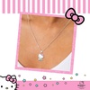 image:imageSanrio Hello Kitty Pendant Necklace 18  Silver Plated Brass and Enamel Hello Kitty Necklace Officially Licensed