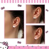 image:imageSanrio Hello Kitty and Friends Clip On Earrings 3Pack Official License  Rainbow My Melody and Hello Kitty Earrings