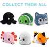 image:imageTeeTurtle Reversible Sanrio Aggretsuko Plushie 4Inch TwoSided Flip Plush Toy with Embroidered Details  Cute Mini Collectible Plush for Kids Teens and AdultsAggretsuko