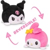 image:imageTeeTurtle Reversible Sanrio Aggretsuko Plushie 4Inch TwoSided Flip Plush Toy with Embroidered Details  Cute Mini Collectible Plush for Kids Teens and AdultsMy Melody  Kuromi