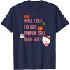image:imageApple Cider Friends Pumpkin Spice Hello Kitty TShirtNavy Blue