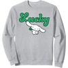 image:imageCinnamoroll Lucky Clover St Patty Day St Patricks Day SweatshirtHeather Grey
