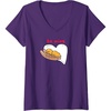image:imageGudetama Be Mine Sausage amp Eggs Valentines VNeck TShirtPurple