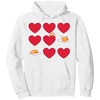 image:imageGudetama Hearts amp Eggs Valentines Pullover HoodieWhite