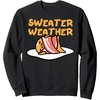image:imageGudetama Sweater Weather Bacon Blanket SweatshirtBlack