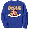 image:imageGudetama Sweater Weather Bacon Blanket SweatshirtRoyal Blue