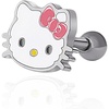 image:imageHello Kitty 14g Cartilage Earring Sanrio Stainless Steel Piercing Jewelry Kawaii Cute Stud Earring Officially Licensed 1 Piece