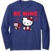 image:imageHello Kitty Be Mine Chocolates Valentines Long Sleeve TShirtNavy Blue