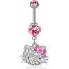 Hello Kitty Pave Crystal Face