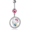 Hello Kitty Pave Crystal Ring