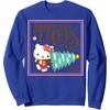 image:imageHello Kitty Fresh Cut Christmas Trees SweatshirtRoyal Blue