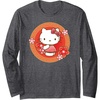 image:imageHello Kitty Lunar New Year Flowers Long Sleeve TShirtDark Heather Grey