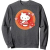 image:imageHello Kitty Lunar New Year Flowers SweatshirtDark Heather Grey