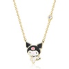 image:imageHello Kitty Sanrio Kuromi Womens Pendant Necklace 18  18kt Flash Plated Brass and Enamel Officially Licensed