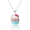 image:imageHello Kitty Sanrio Womens Necklace Collection  18 FlashPlated Pendant Necklaces with Enamel and Crystal Designs Officially LicensedCupcake